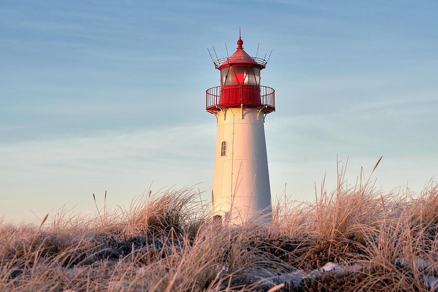 Lighthouse On Winter Morning Photograph by Bodo Balzer