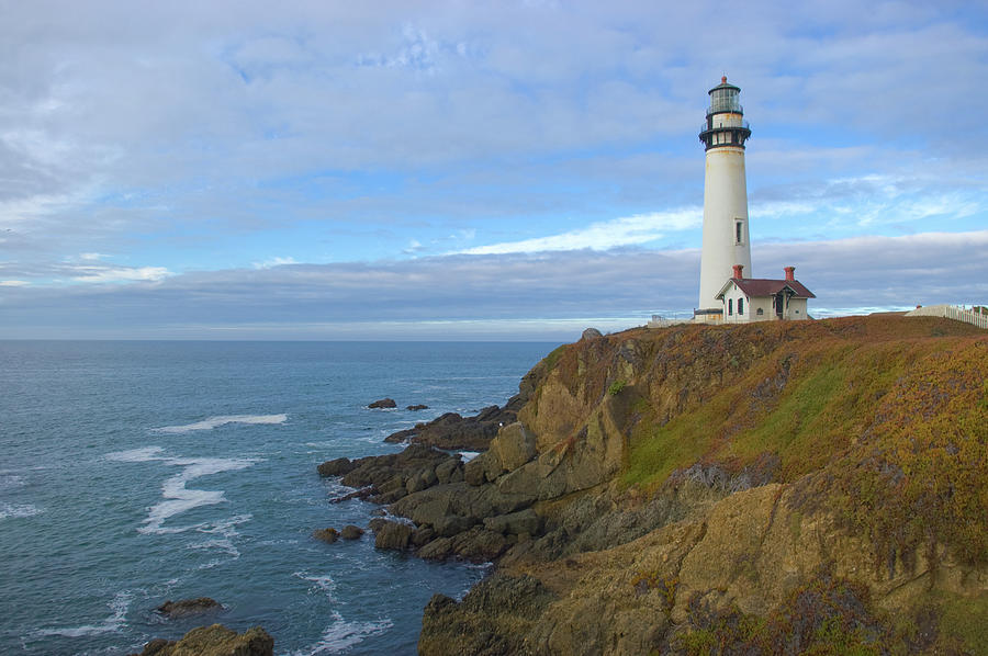 Lighthouse - Pacific Coast Photograph by Bwbimages