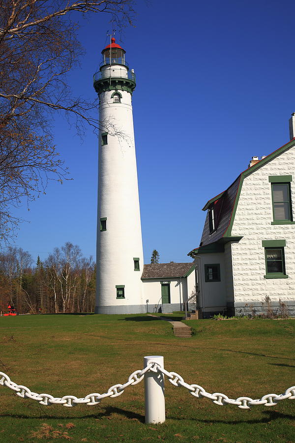 Lighthouse - Presque Isle Michigan 4 Photograph by Frank Romeo