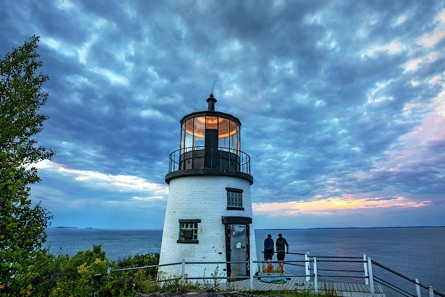 Lighthouse, Rockland Harbor, Me Digital Art by Claudia Uripos - Pixels