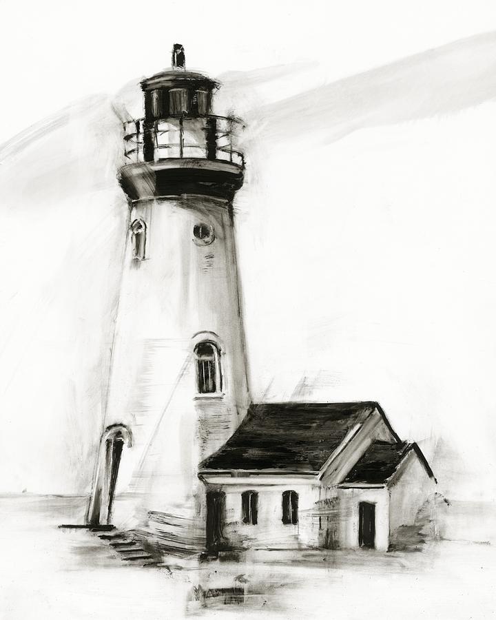 Lighthouse Study I Painting by Ethan Harper - Fine Art America