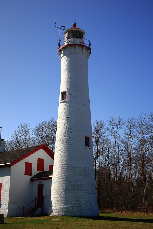 Lighthouse - Sturgeon Point Michigan 2 Photograph by Frank Romeo