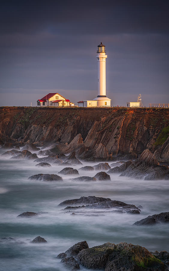 Lighthouse Sunrise Photograph by Lian Tang