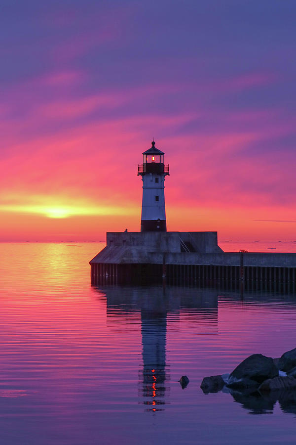 Lighthouse Sunrise Photograph by Stefanie Dawn Loeffler - Fine Art America