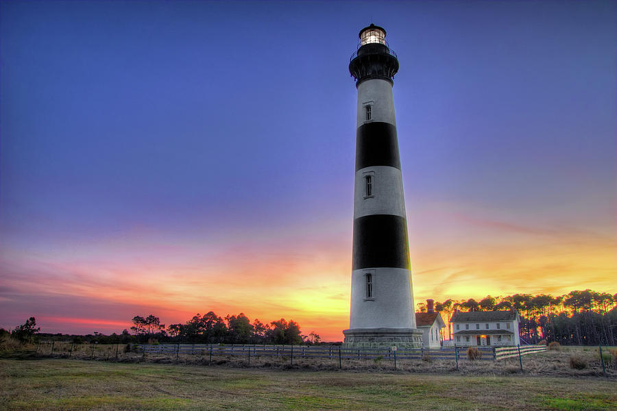 Lighthouse Sunset Photograph by Dan Carmichael