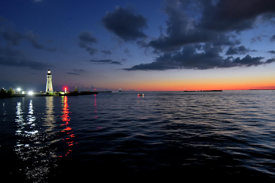 Lighthouse Sunset Photograph by Deborah Ritch