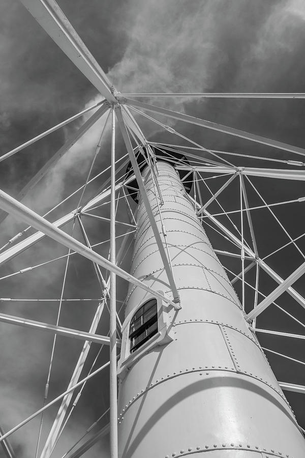 Lighthouse Supports Photograph by Robert Wilder Jr