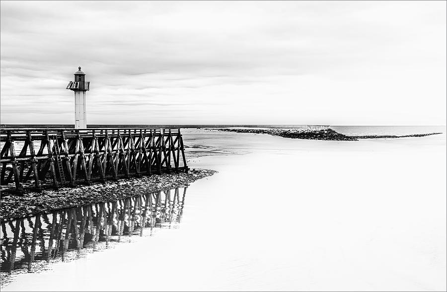 Lighthouse Trouville Photograph by Gilbert Claes