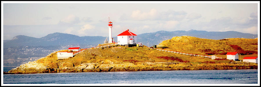 Lighthouse, Victoria, British Columbia Photograph by A Macarthur Gurmankin