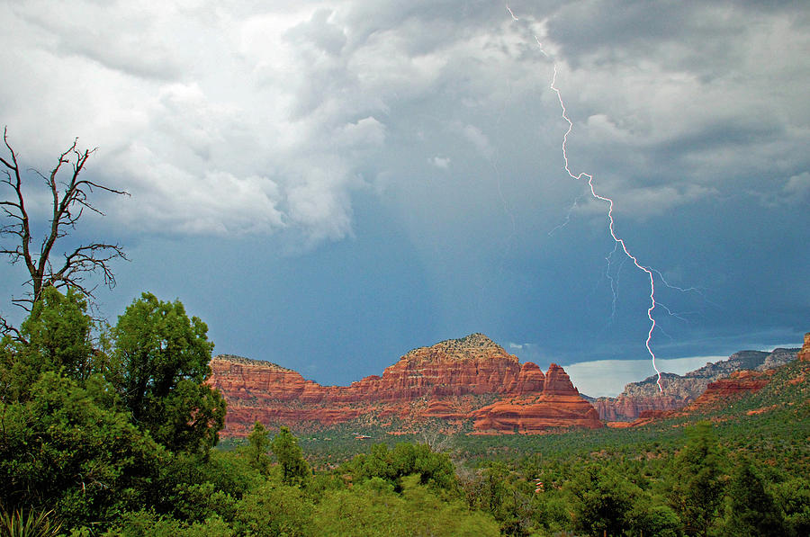 Lightning Bolt Strike Photograph by Chasing Light Photography Thomas Vela