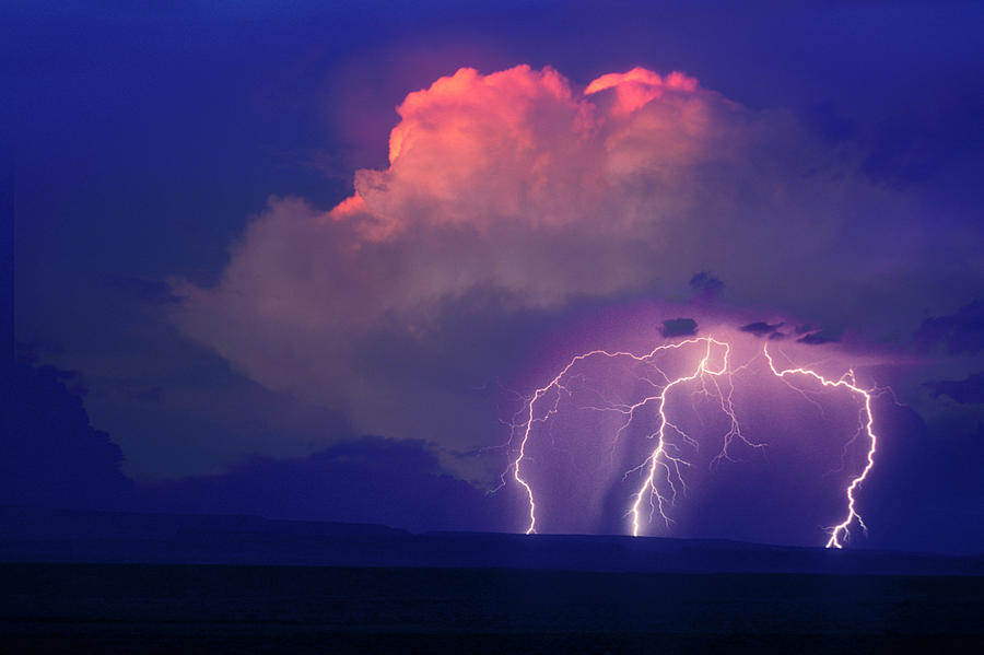 Lightning Bolts Photograph by Lyle Leduc