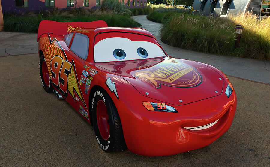 Lightning McQueen at Art of Animation Photograph by David Lee Thompson