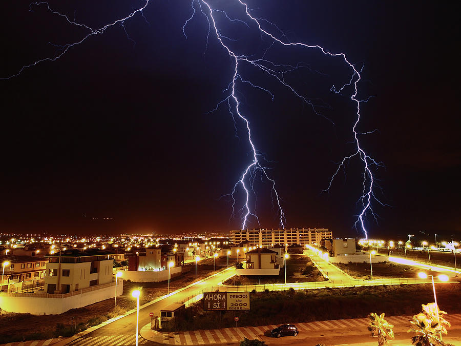 Lightning Photograph by Miguel Tarso Photo