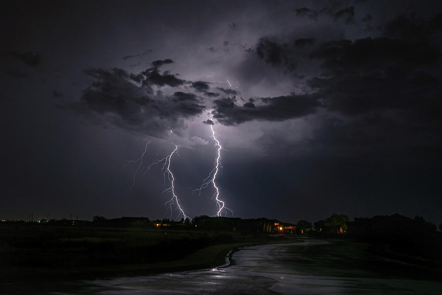 Lightning Show Photograph by Lorraine Harrington