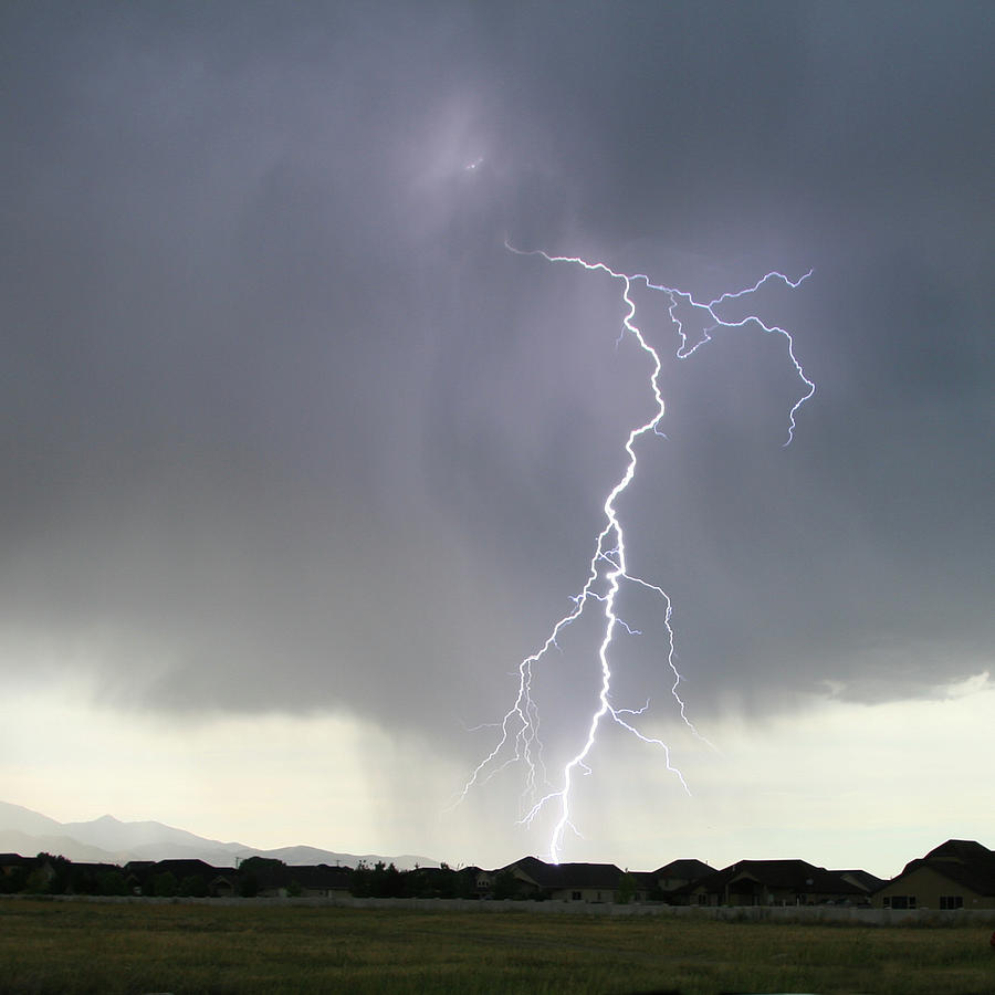 Lightning Strike Photograph by Bill Dunford