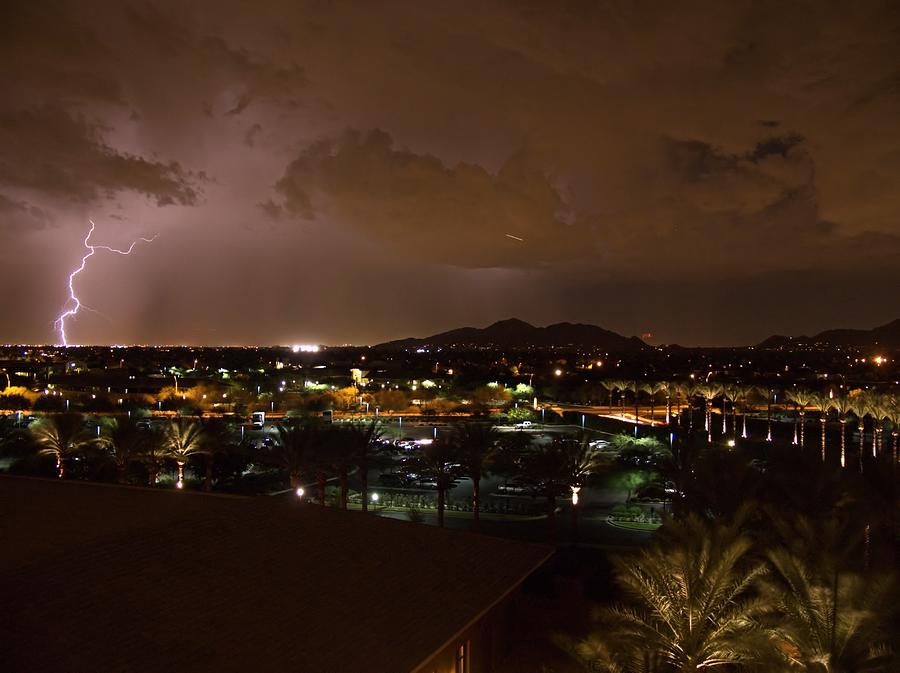 Lightning Strike Photograph by Zeesstof