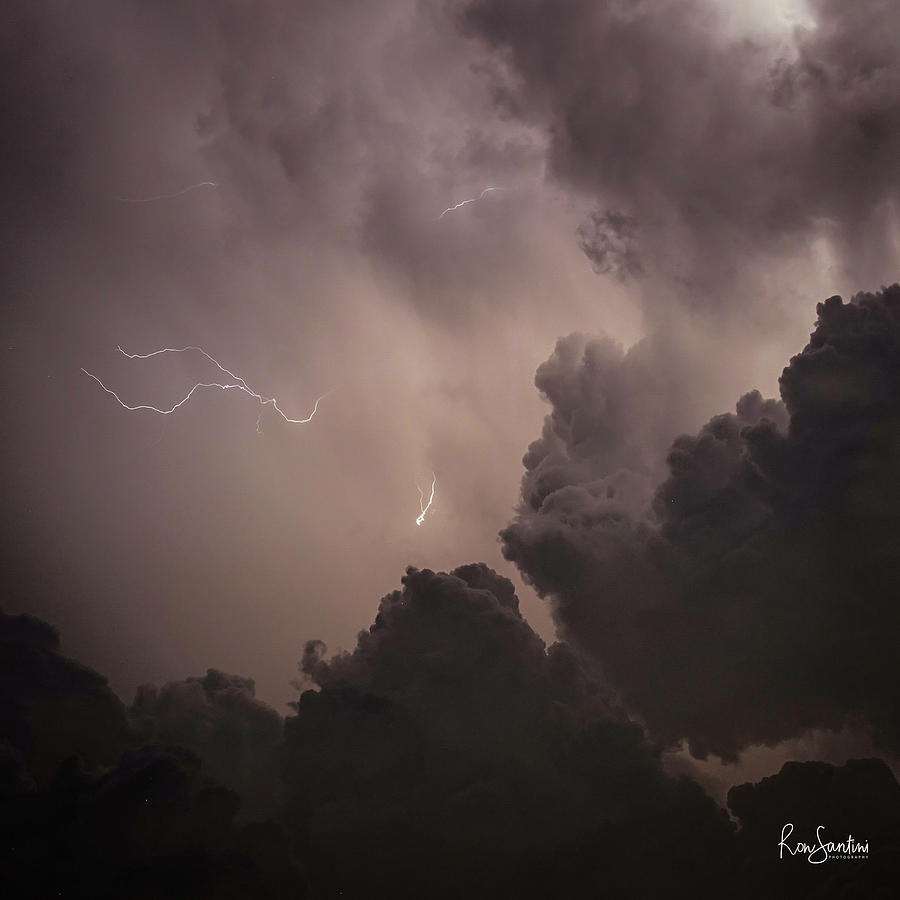 Lightning Strikes by Ronald Santini Lightning Strikes by Ronald Santini