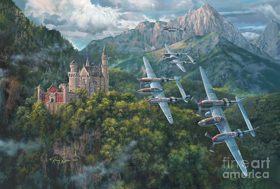 Valley of the Mad King Painting by Randy Green