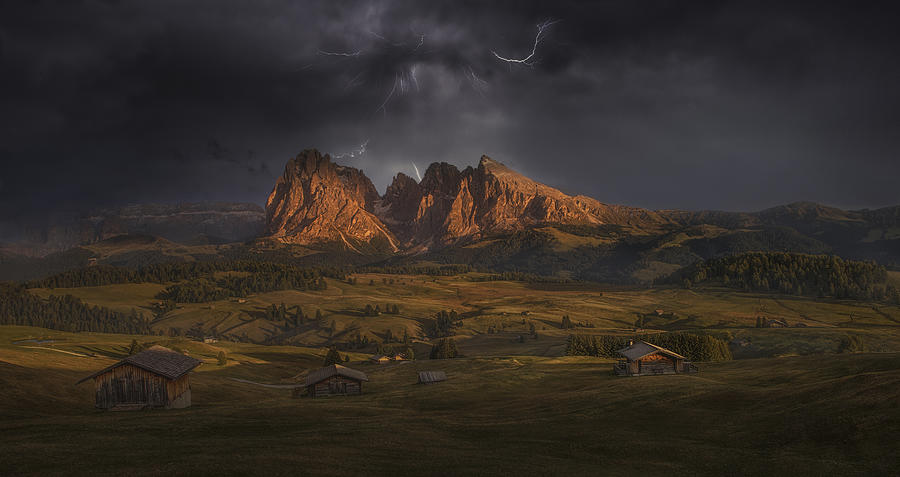 Cabin Photograph - Lightnings by Peter Svoboda, Mqep