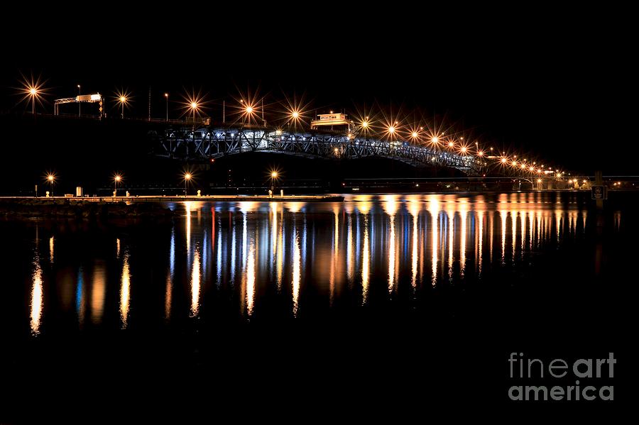 Lights at Coleman Bridge by Lara Morrison Lights at Coleman Bridge by Lara Morrison