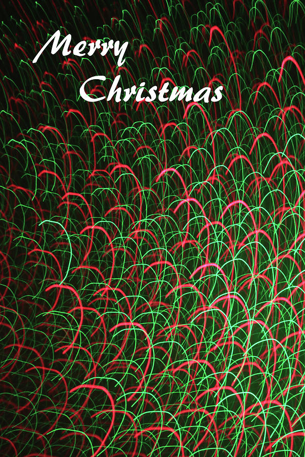 Lights of Christmas Card Photograph by J Laughlin