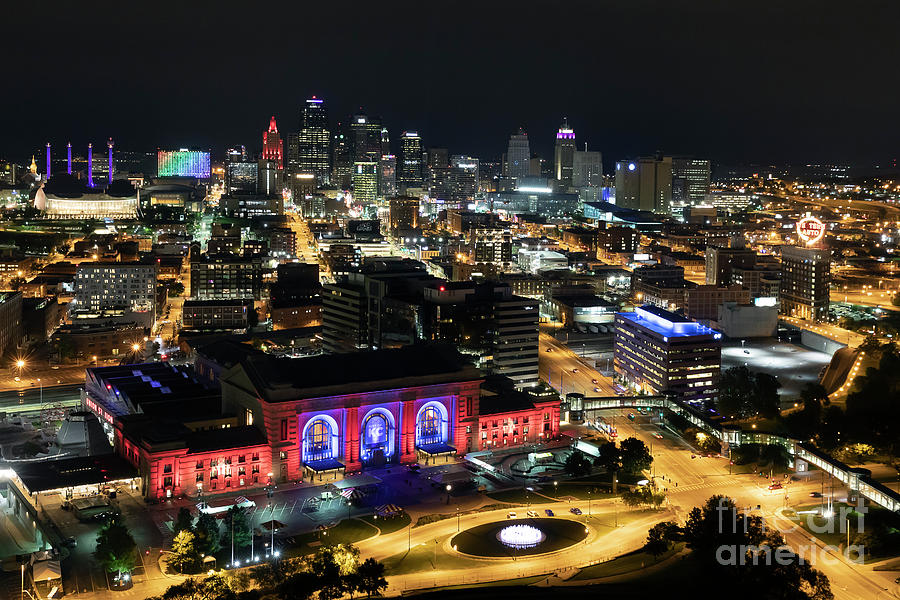 Lights of Kansas City Photograph by Dennis Hedberg