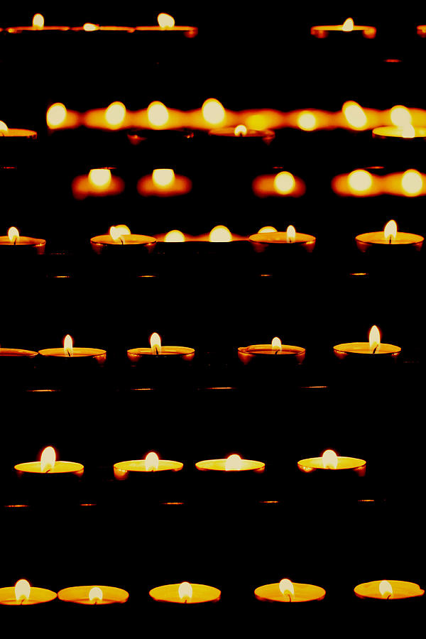 Lights On Prayers Candles Photograph by Susan.k.