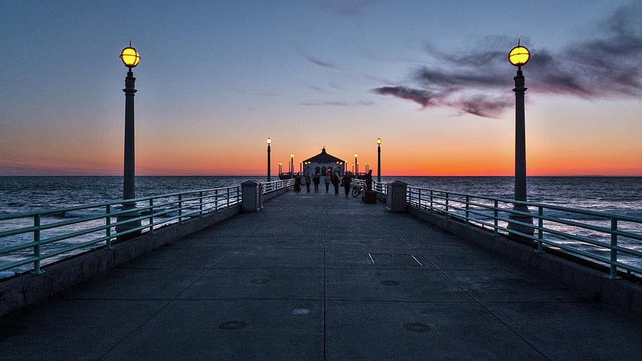 Lights On The Pier Photograph by Craig Brewer