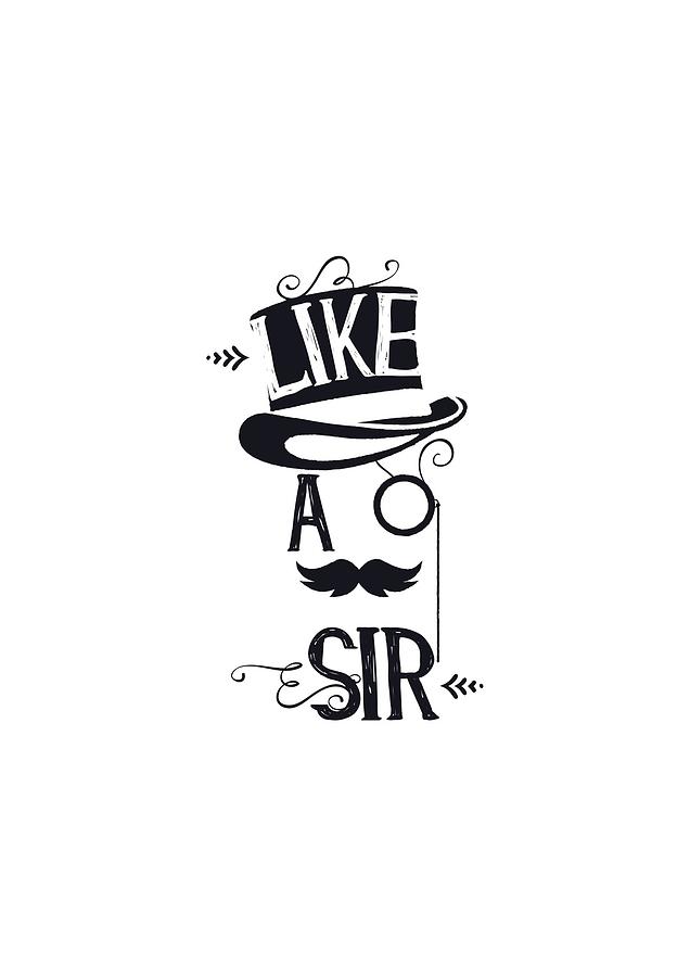 Like A Sir Drawing By Roberto Cruz