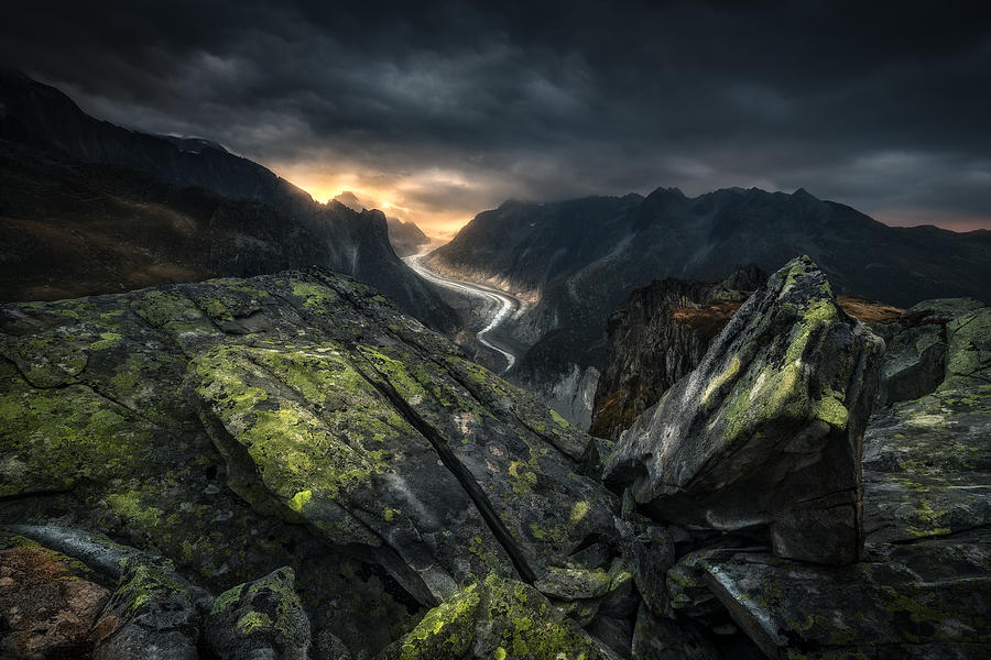 Switzerland Photograph - Like A Stone by Simon Roppel