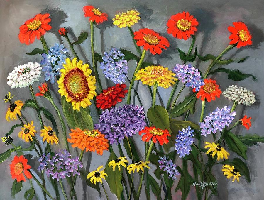 Flowers Of Mexico  Painting by Rand Burns