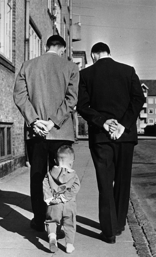 Like Father Like Son Photograph by Keystone