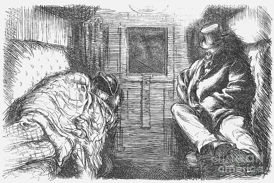 Likes His Moneys Worth, 1872 Drawing by Print Collector