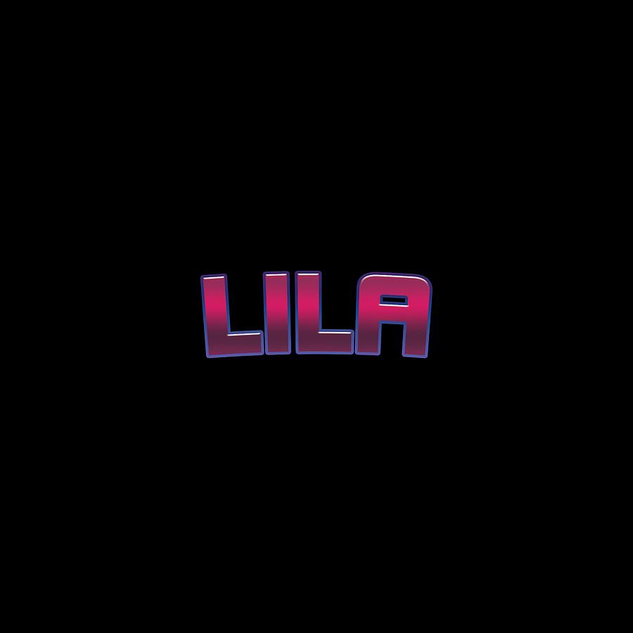 Lila #Lila Digital Art by TintoDesigns