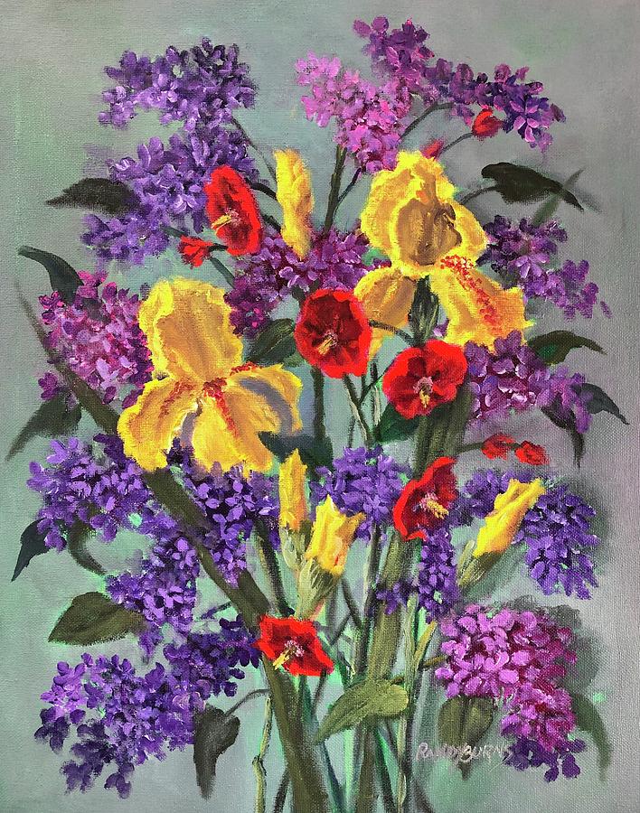 Lilac Days Painting by Rand Burns