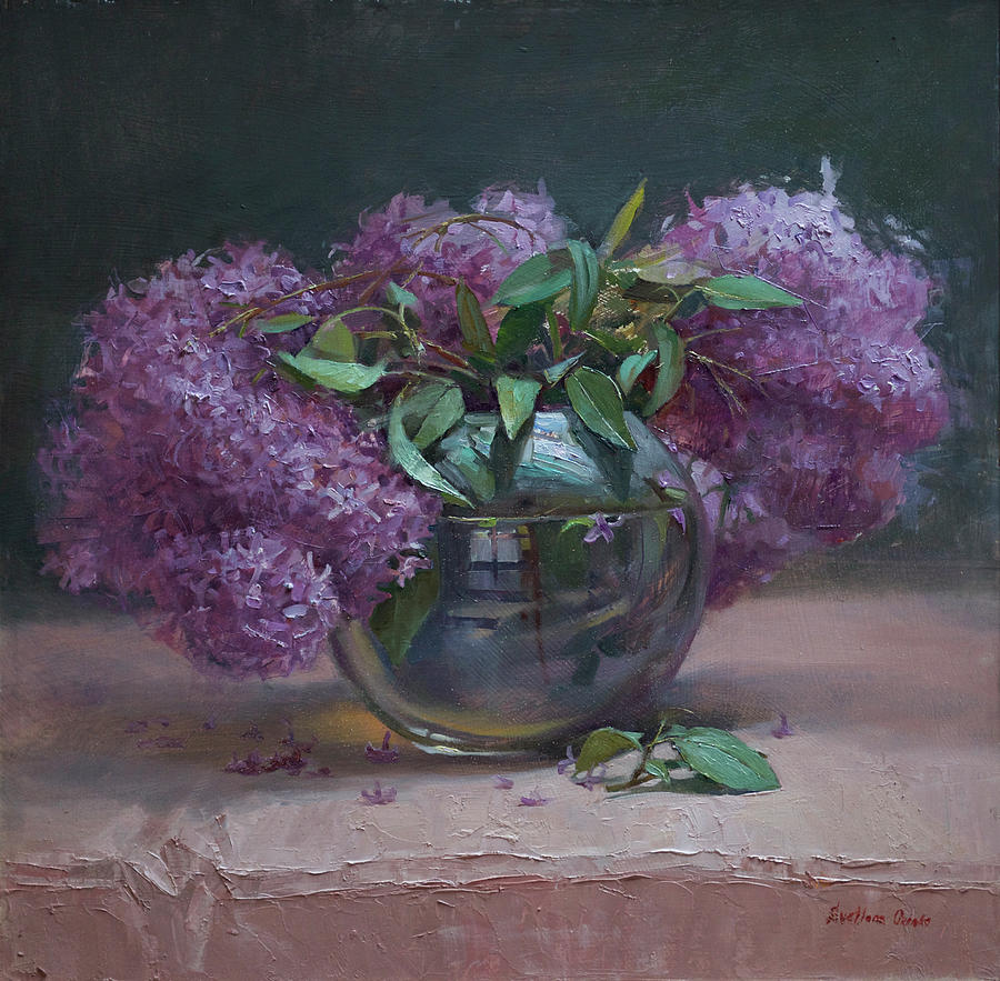 Flower Painting - Lilac by Svetlana Orinko