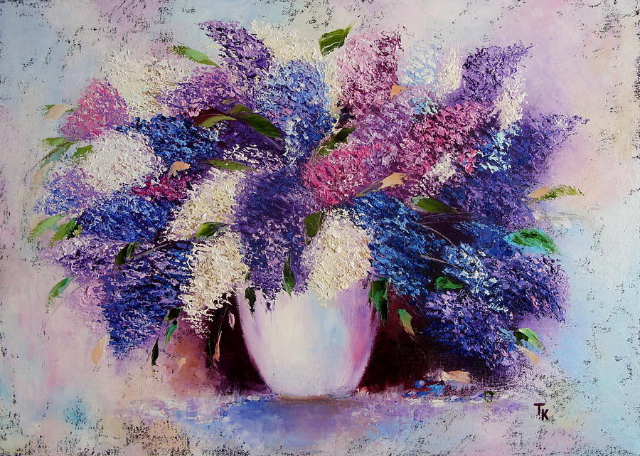 Lilacs Painting by Tania Kalinnik | Fine Art America