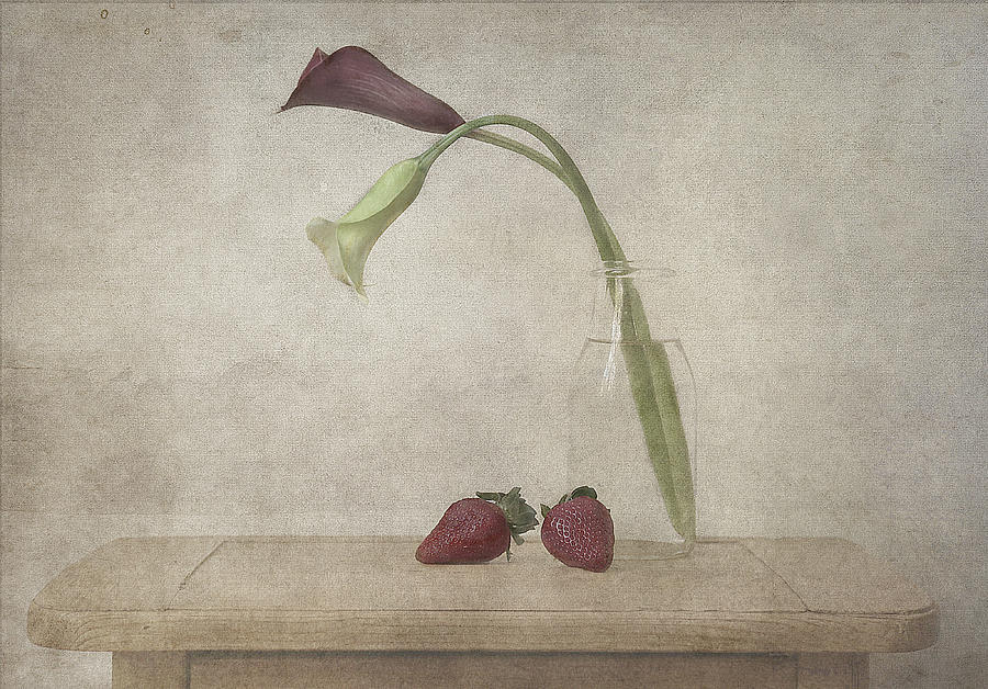 Strawberry Photograph - Lilies by Deborah Gugeri