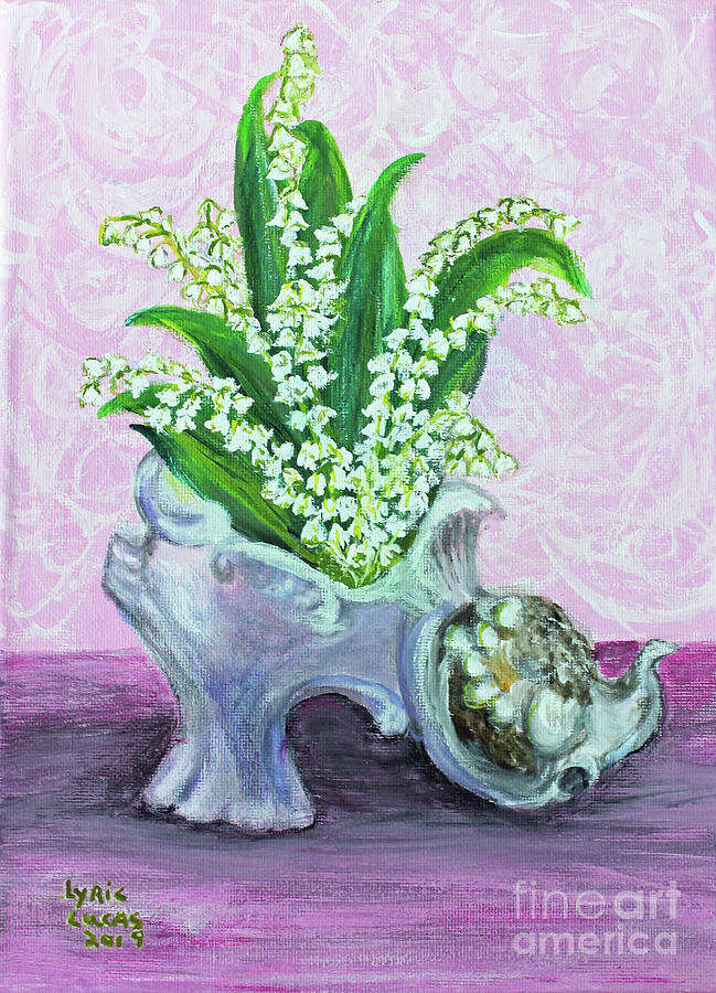Lilies or the Valley for Cinderella  Painting by Lyric Lucas
