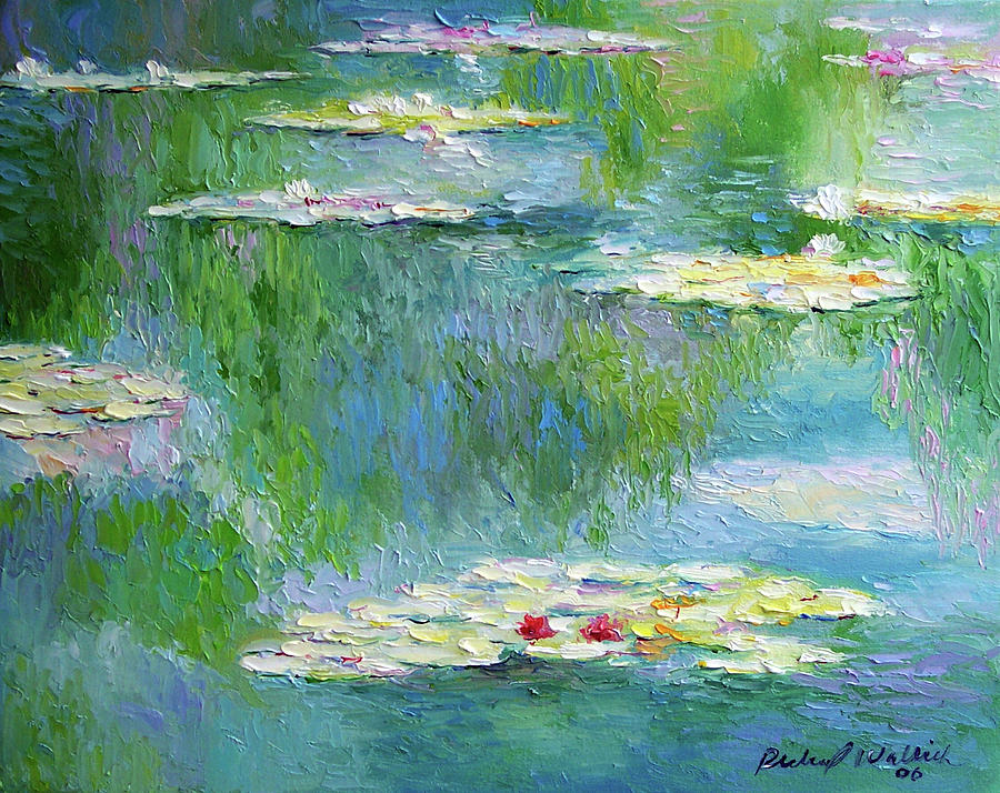 Lily Pond Painting - Lilies by Richard Wallich