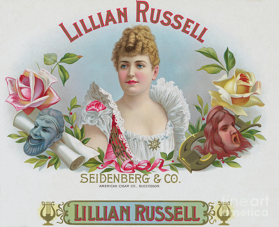 Lillian Russell Color Print Photograph by Bettmann
