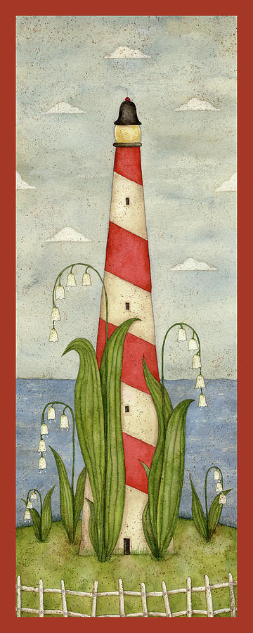 Lilly Lighthouse Painting by Robin Betterley