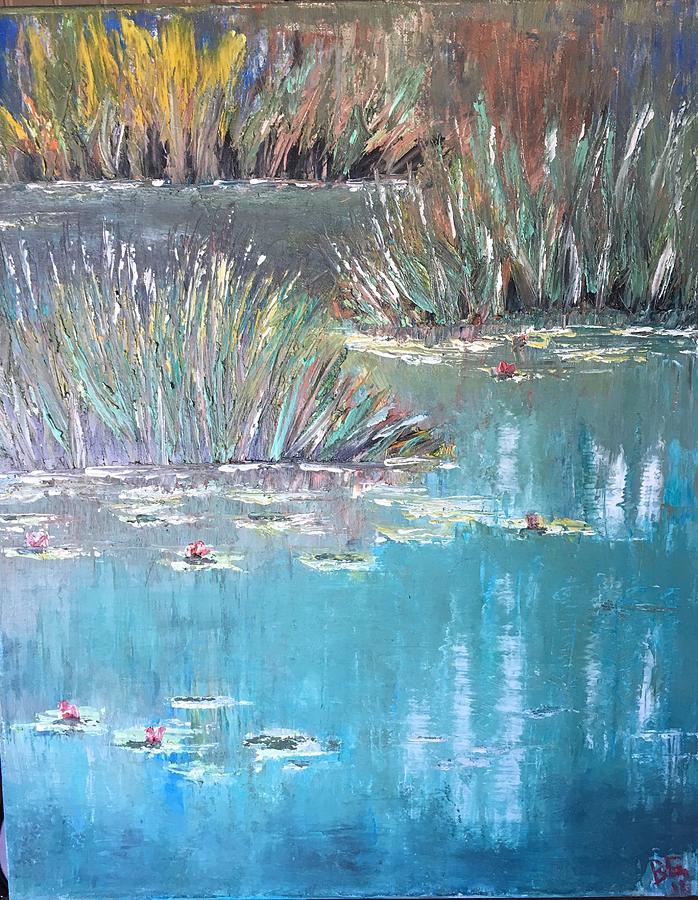 Lilly Pads Painting By Bobby Goldsboro - Pixels