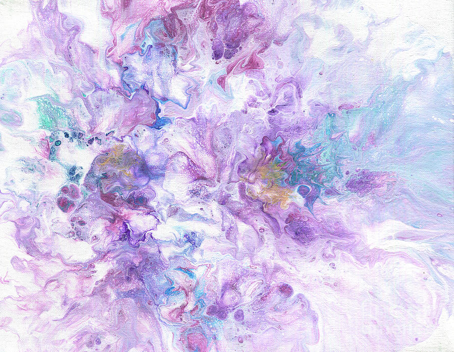 Lilting Lavenders Painting by Marlene Book