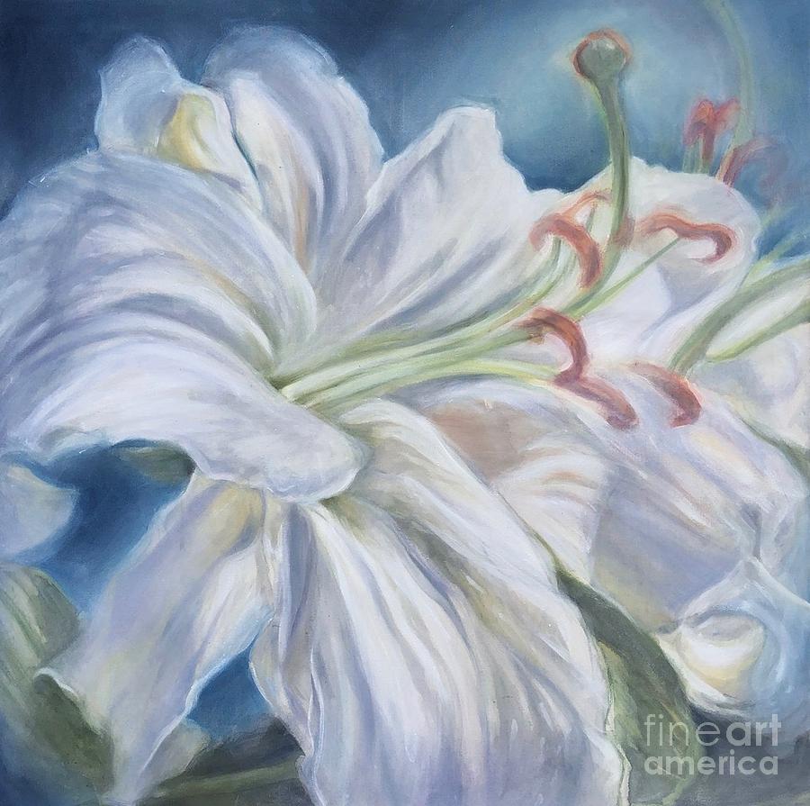 Lily Painting by Elizabeth Bryan-Jacobs