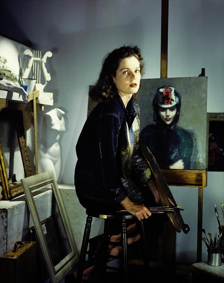 Lily Emmet In Her Studio Photograph by Horst P. Horst