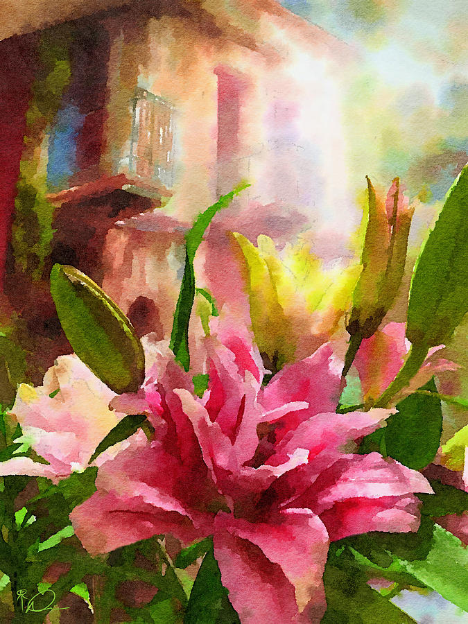 Lily In Paradise Painting