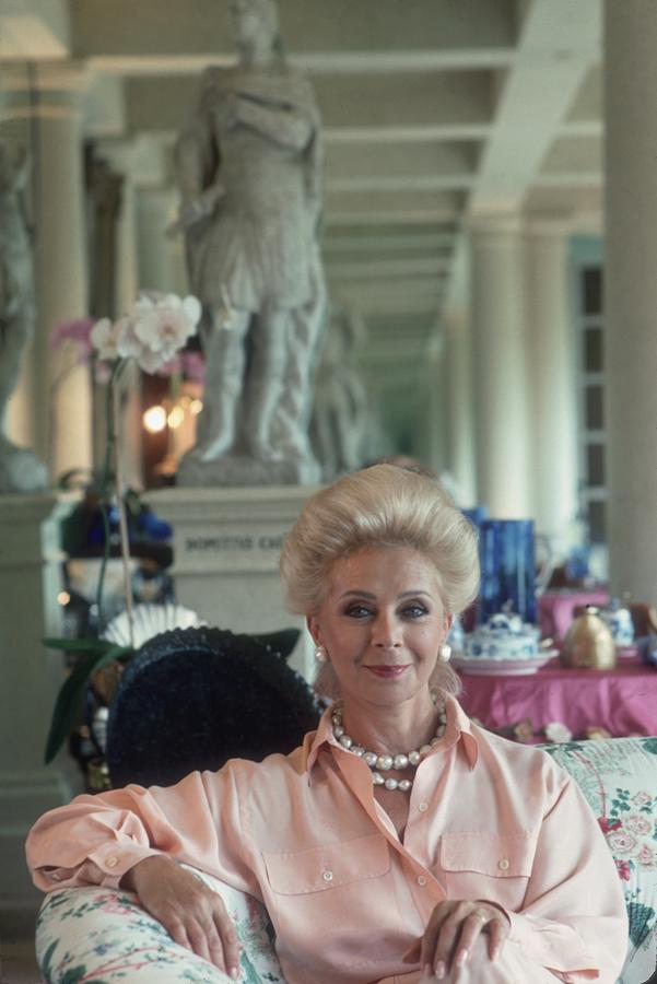 Lily Safra Photograph by Slim Aarons