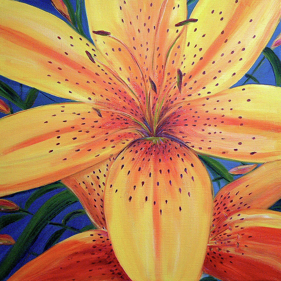 Lily Painting by Seeables Visual Arts