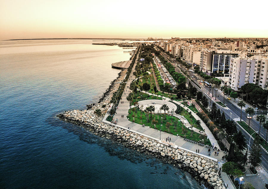 Limassol Promenade Photograph By Drony Official Pixels